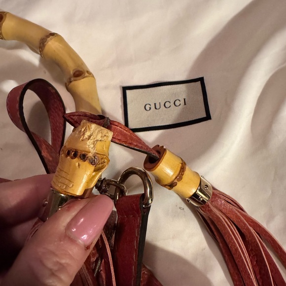 Gucci Convertible Bamboo Top Handle Bag- Medium - Picture 14 of 15